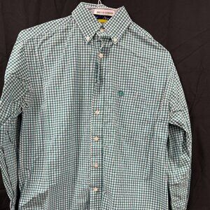 Men's Wrangler George Strait Long Sleeve Button Up Dress Shirt